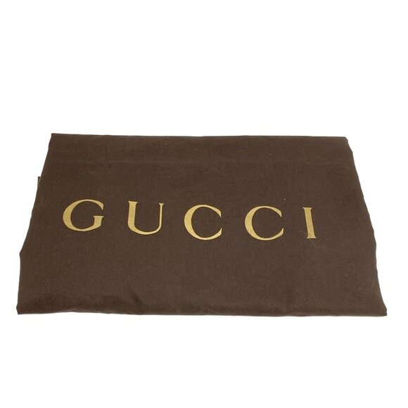 GUCCI Bamboo Daily 370826 Black Leather Shoulder Bag - Picture 8 of 15